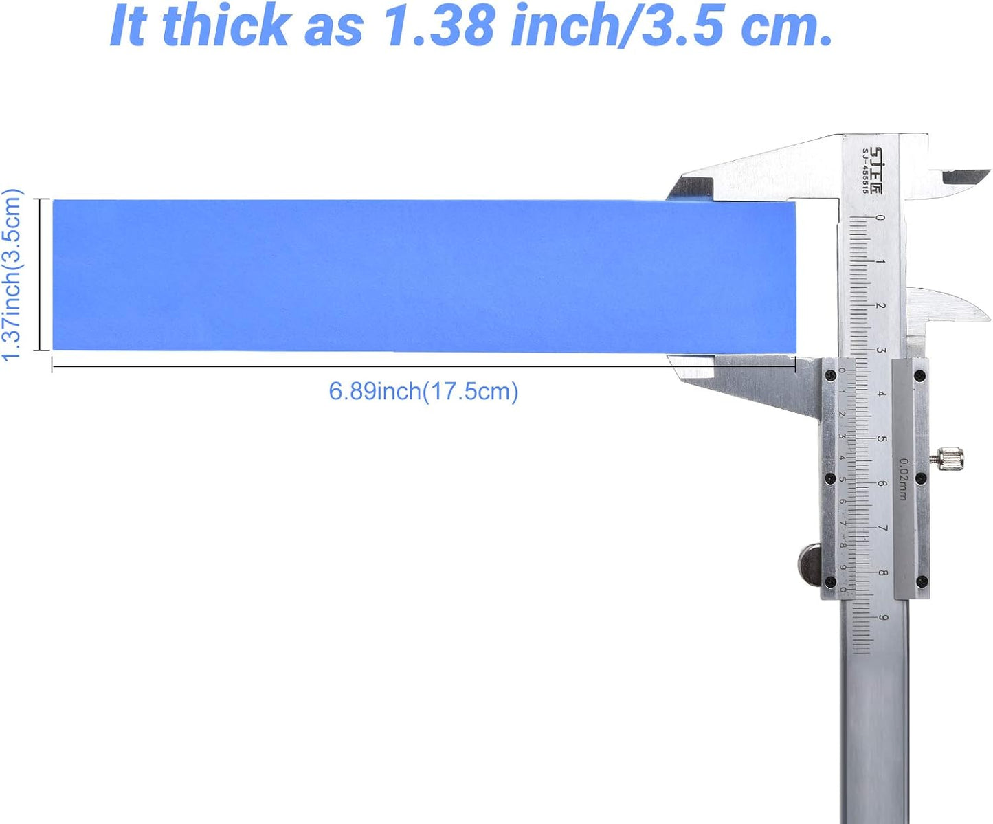 Super Absorbent Sponge Durable Stuff PVA Sponge Box High Water Absorbability Use in Car Boat Kayak After Shower Pick up Liquid Like Vacuum Cleaning Supplies (6 Blue Suction Sponges/Saver Pack)