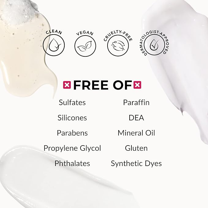 Love Ur Curls Fragrance Free Shampoo and Conditioner Set with All in One Curl Cream Styler for Curly Hair, 3 Step System to Repair, 200 mL