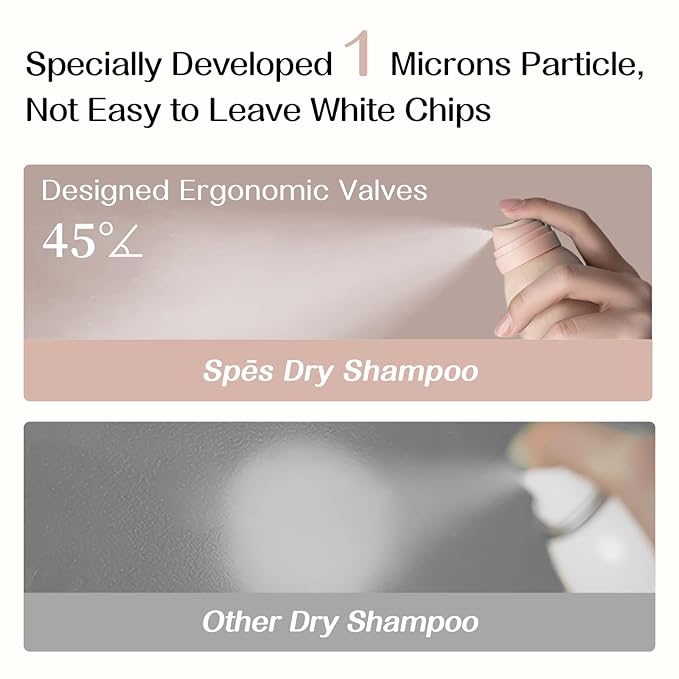 Instantly Fresh Dry Shampoo,No White Residue, Absorbs oils,Refreshing Volumizing Hair Dry Shampoo 6.08 FL.OZ*2,Citrus Bloom(2-pack)