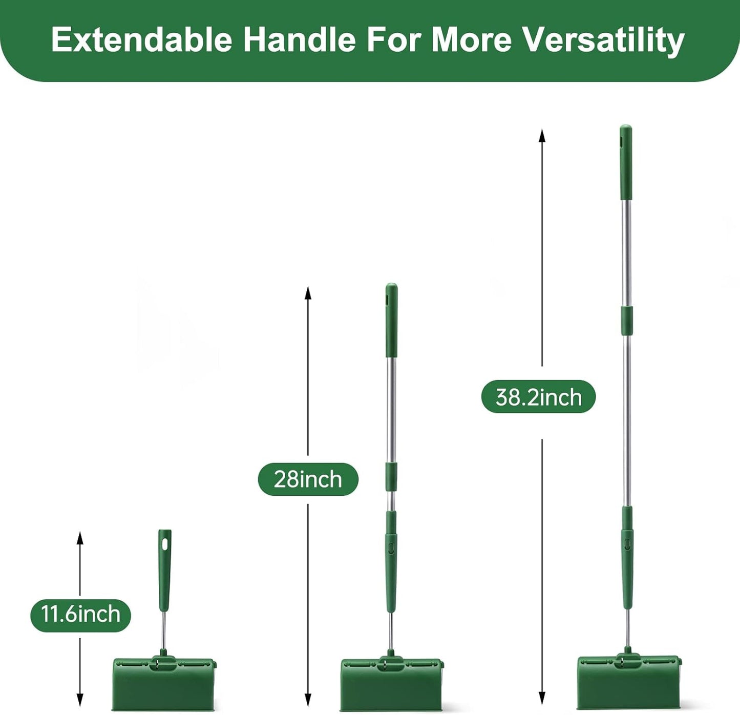 Fedicelly Large Lint Rollers Pet Hair Extra Sticky Floor, Cat Dog Hair Remover Laundry Clothes Carpet Furniture,6.3 inches Wider with 320 Sheets Giant Lint Remover Brush for Couch with Long Handle