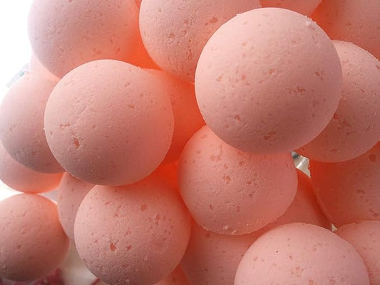 Spa Pure Ginger Peach Fizzies: Bath Bombs Made in USA with Shea Butter, Ultra Moisturizing, Great for Dry Skin (14 Count) Pack of 1