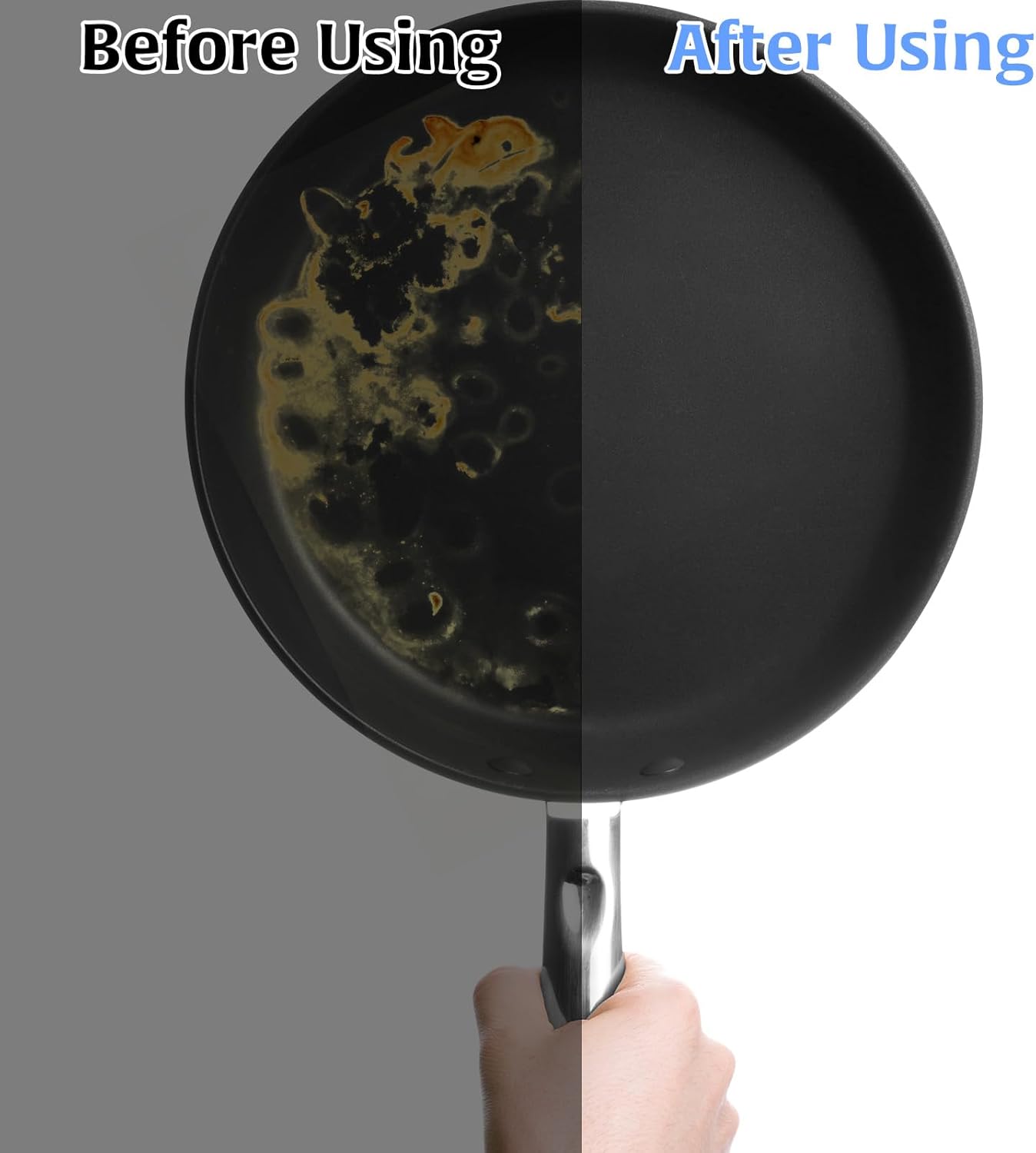 2Pcs Stainless Steel Wool Scrubber Sets, Dish Scrubber with Long Short Handle Stainless Steel Scrubber Cleaning Brush Metal Scrubber with Replacement, Steel Scrubber for Dishes Tableware Home Kitchen