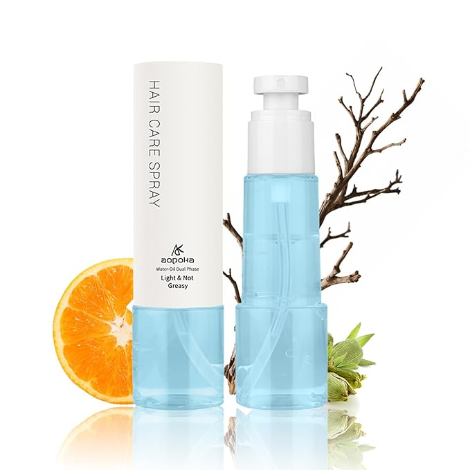 Unisex Hair Perfume, Earthy Woody Scent with Vetiver, Cedar, Grapefruit & Pepper, Oil-Based Hydrating Spray for Frizz Control, 2.4 Fl Oz