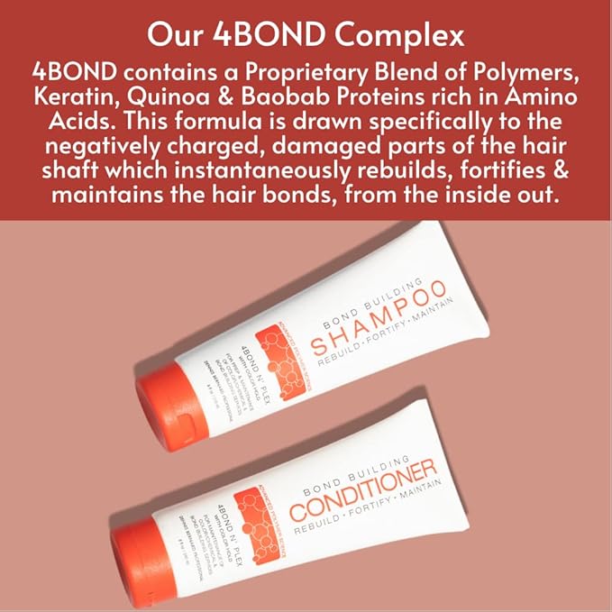 POWERTOOLS 4BOND Bond Building Conditioner | Restore Damaged Hair | Contains Advanced Polymers, Keratin, Baobab & Quinoa Proteins (8 Fl Oz)