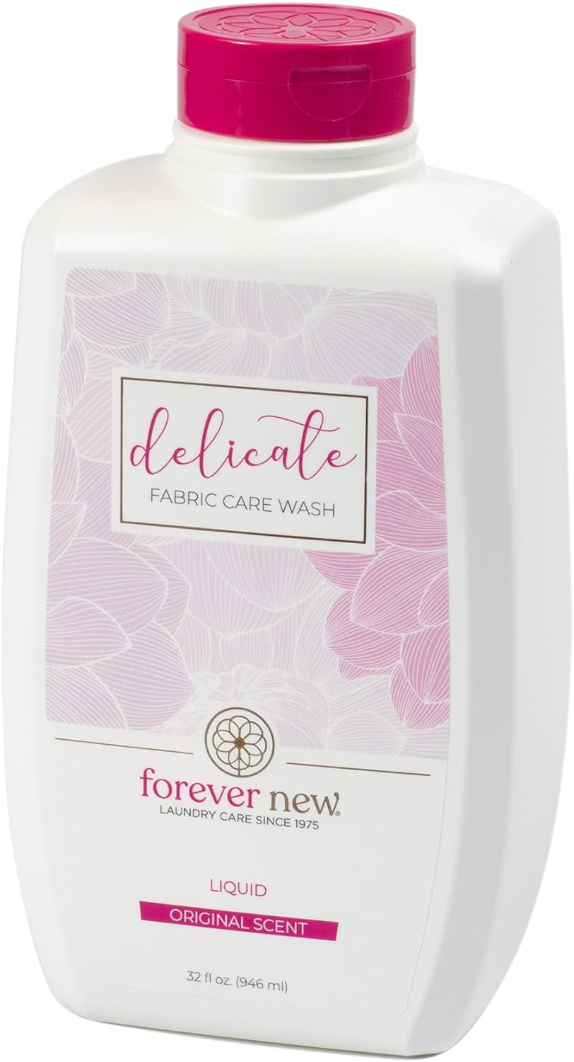 Forever New 32oz Liquid Original Scent Fabric Care Wash 2 Pack (64oz Total) Natural Laundry Detergent