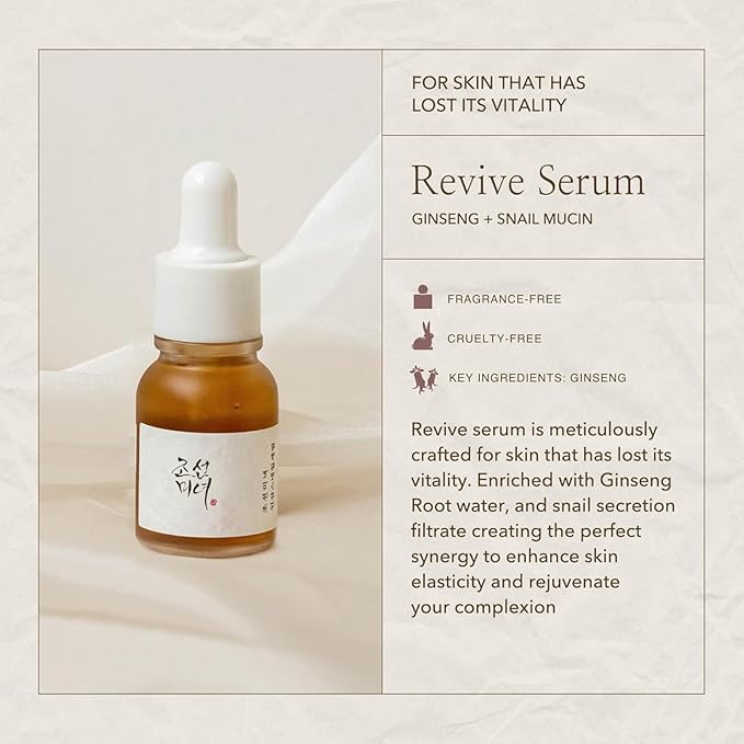 Beauty of Joseon Hanbang Serum Discovery Kit Gift Set Moisturizing Tester Travel Size Mini Korean Skincare 0.3 Fl.Oz 10ml EA