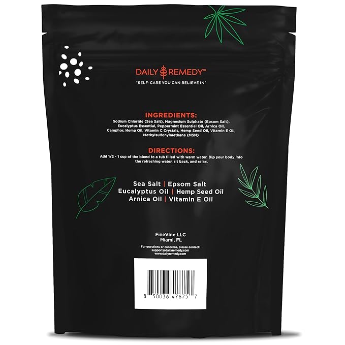 DAILY REMEDY Body Soak with Epsom Salt - Made in USA