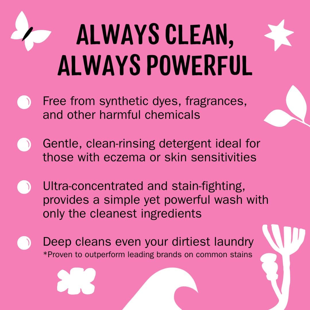 Molly's Suds Original Laundry Detergent Powder | Clean Laundry Detergent Powder for Sensitive Skin | Simple, Effective Ingredients, Stain Fighting | 120 Loads (Lotus & Peony)