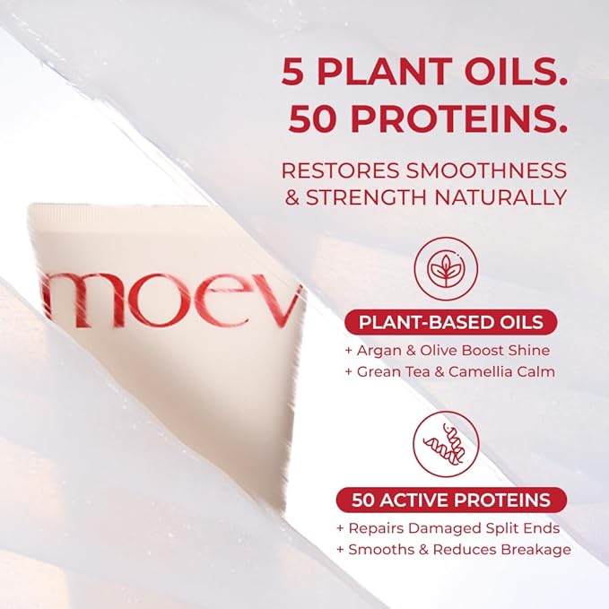MOEV ANNURCATIN Hair Treatment Mask | Korean Apple Hair Care for deep damage repair | Sulfate-Free | Thickening & Moisturizing conditioner for damaged, thin, dry hair 6.76 fl.oz. (Apple & Freesia)