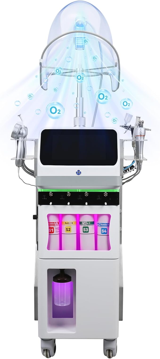 12IN1 Skincare Hydro Oxygen Device Beauty System