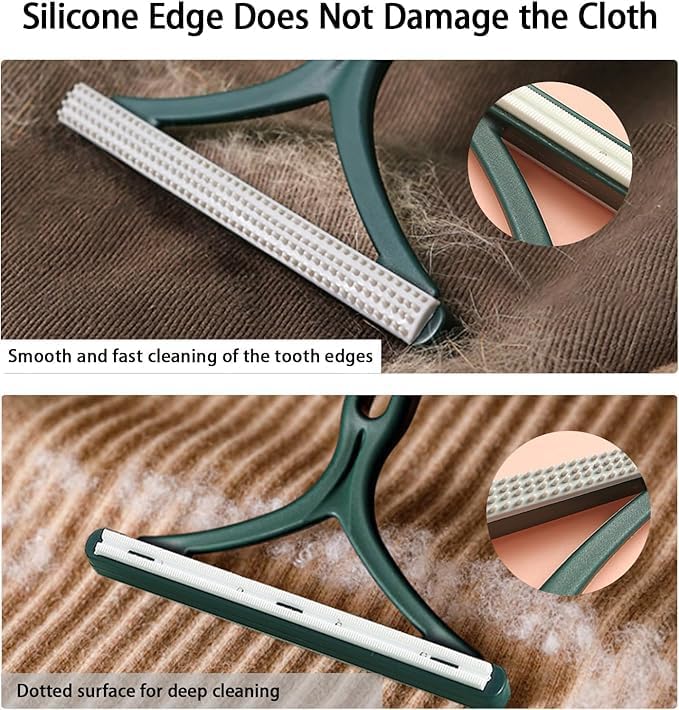 Pet Hair Remover, Portable Dog Cat Hair Remover, Lint Remover, Reusable Pet Hair Removal Tool, Lint Shaver Cleaner Pro, Carpet Scraper for Couch Furniture, Blanket, Clothing, Carpet, Rugs (5)