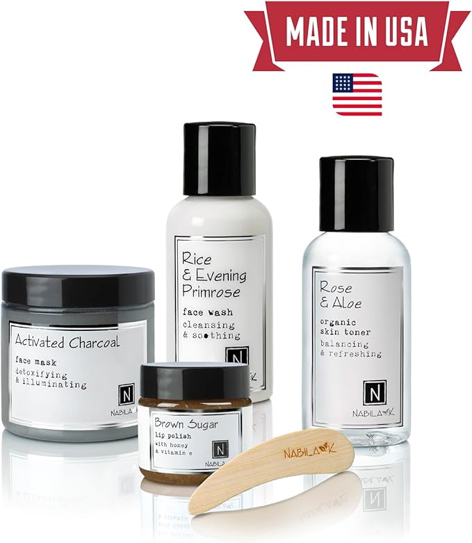 Organic Hibiscus Petals Bath Salts by Nabila K - Dead Sea Salt & Epsom Salt Scrub & Soak - Exfoliates & Hydrates Skin, Botanical Essential Oils - Bubble Bath Accessories for All Skins Types, 2 oz