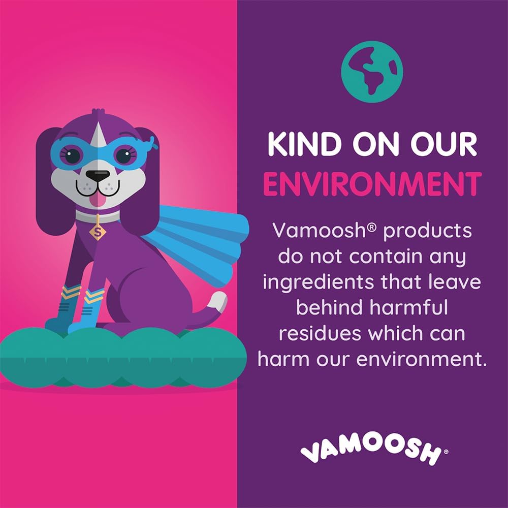 Vamoosh 6-in-1 Washing Machine Cleaner | Dissolves Pet Hair | Leaves No Residue | Removes Limescale | Eliminates Odor | Descales | Cotton Fresh Scent | For Front Load | 150g (Pack of 2)