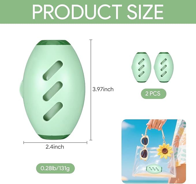 2 PCS Reusable Lint Rollers for Pet Hair Extra Sticky, Mini Portable Travel Lint Roller, Washable, Super-Sticky Gel Balls for Dust, Debris, and Hair(Green)