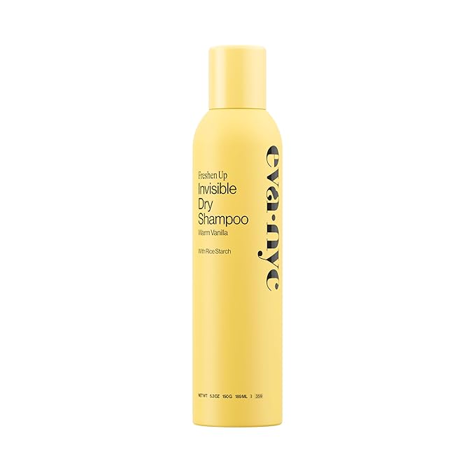 Eva NYC Freshen Up Invisible Dry Shampoo, Cleansing for Women of All Hair Types, Non Toxic with Argan Oil & Rice Starch, GMO-Free, Leaves No White Residue, 5.3 oz