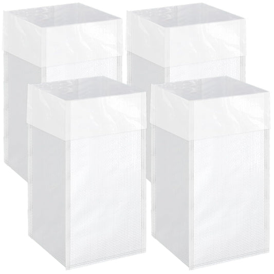 Rainmae 4PCS XL Size Disposable Trash Cans with Waterproof Lining for Parties, 30 Gallon Reusable Sturdy Garbage Bins for Birthdays and Weddings, Trash Can Bin for Garbage and Recycling