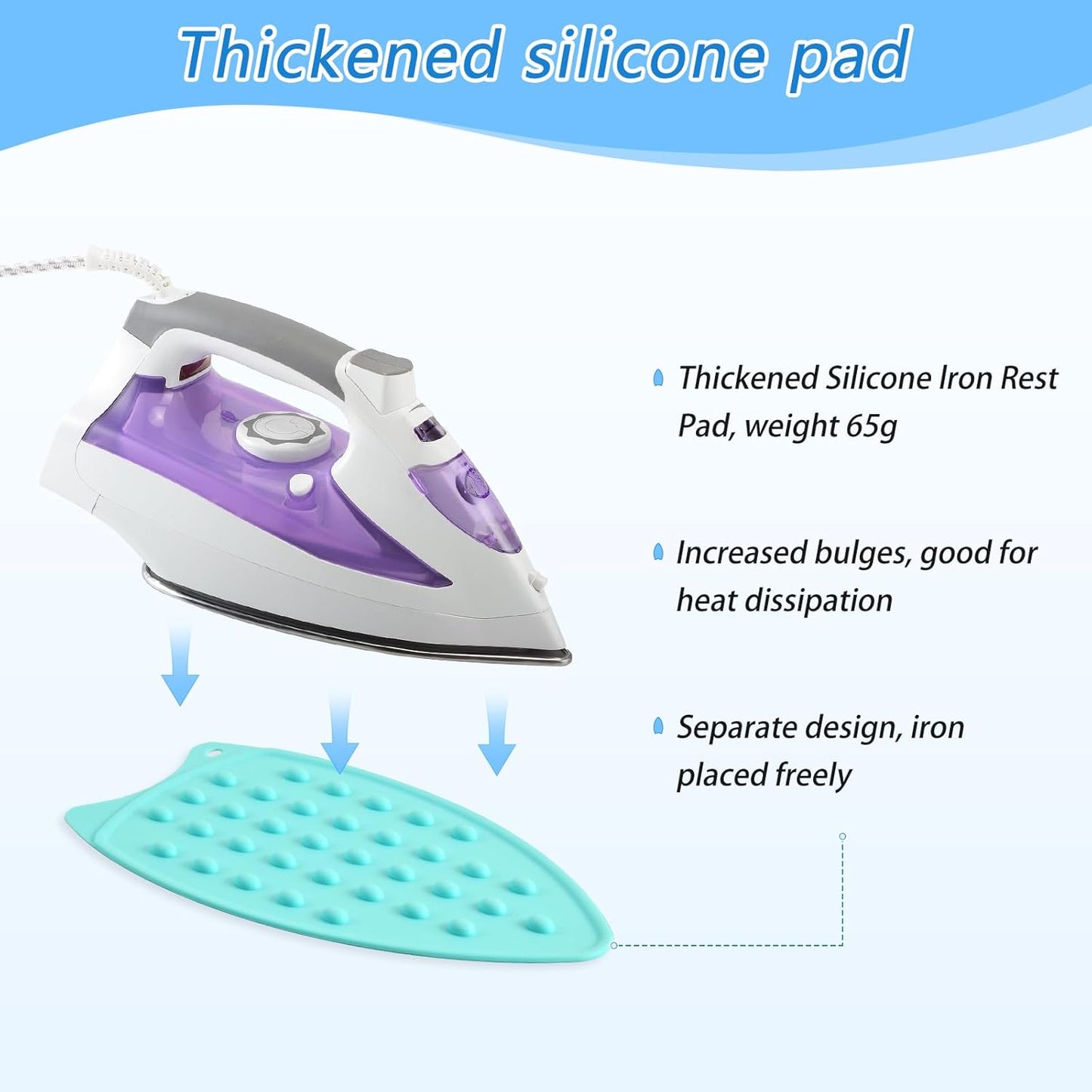 Bright Green Clover St. Patrick Ironing Mat for Table top Portable Ironing Pad Blanket for Washer Dryer Countertop Travel