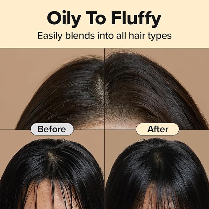 I DEW CARE Biotin Dry Shampoo - Tap Secret Original, 0.24 Oz + Tap Secret Detangling Brush with Mirror Bundle