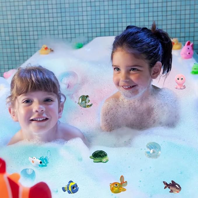 Bath Bomb Gift Set with Surprise Inside, 20 Pack Organic Bath Bombs for Kids, Kids Safe Handmade Fizzy Balls for Kid, Ideal Birthday Gift for Kids, Boys, Girls