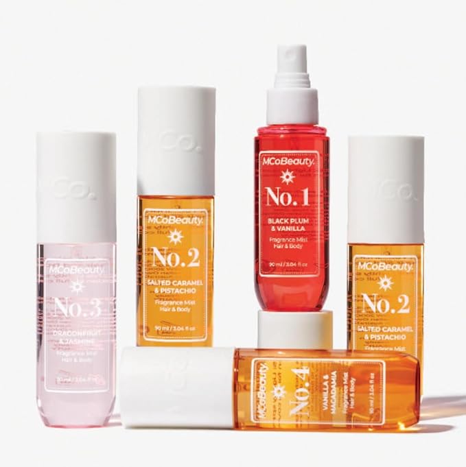 MCoBeauty - Fragrance Mist No.3 - Light Body and Hair Spray with Sweet Blossom, Dragon Fruit and Lychee - Gifts for Women, Cute Stuff, Feminine Spray, Self Care Gifts for Women - 90ml Bottle