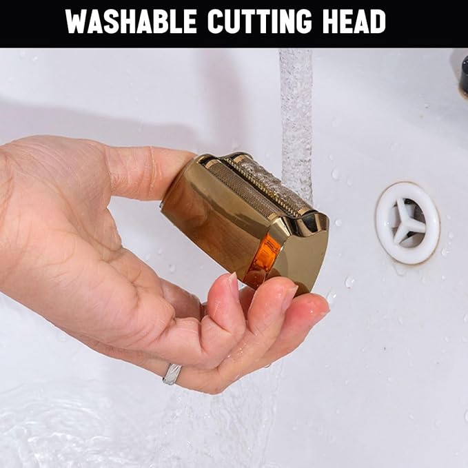 Hatteker Foil Shaver, Head Shaver Kit Beard Trimmer for Men Grooming Shaving Kit, Hair Trimmer, Cordless Head Shavers for Bald Foil Shavers Gifts for Him