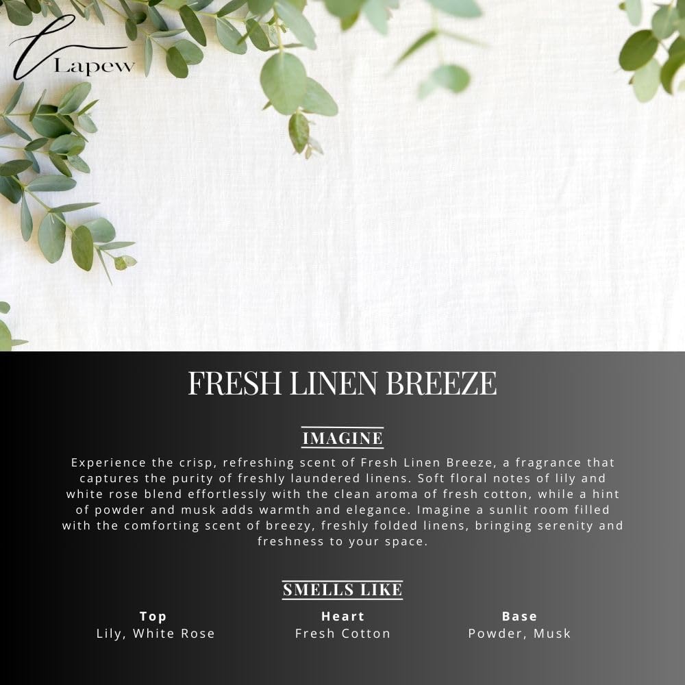 Fresh Linen Breeze Carpet Freshener Powder Refill 36 oz | Powerful Odor Eliminator for Home | Upholstery Deodorizer | Carpet Deodorizer | Pet Urine | Cat Litter Box