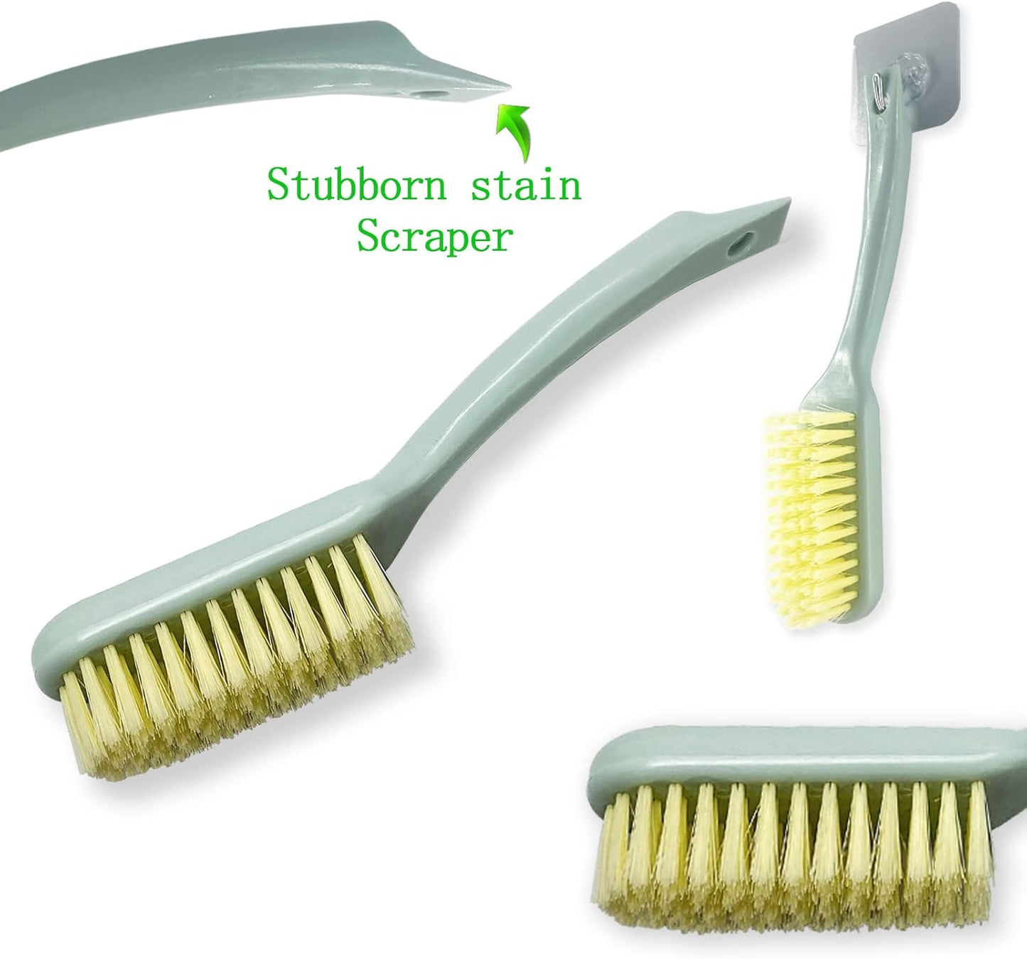 Cleaning Brush Shoe Kitchen Bottle Brush Sink Bathroom Household Dish Pot Pan Edge Corners Tile Lines Brush with Stiff Bristles