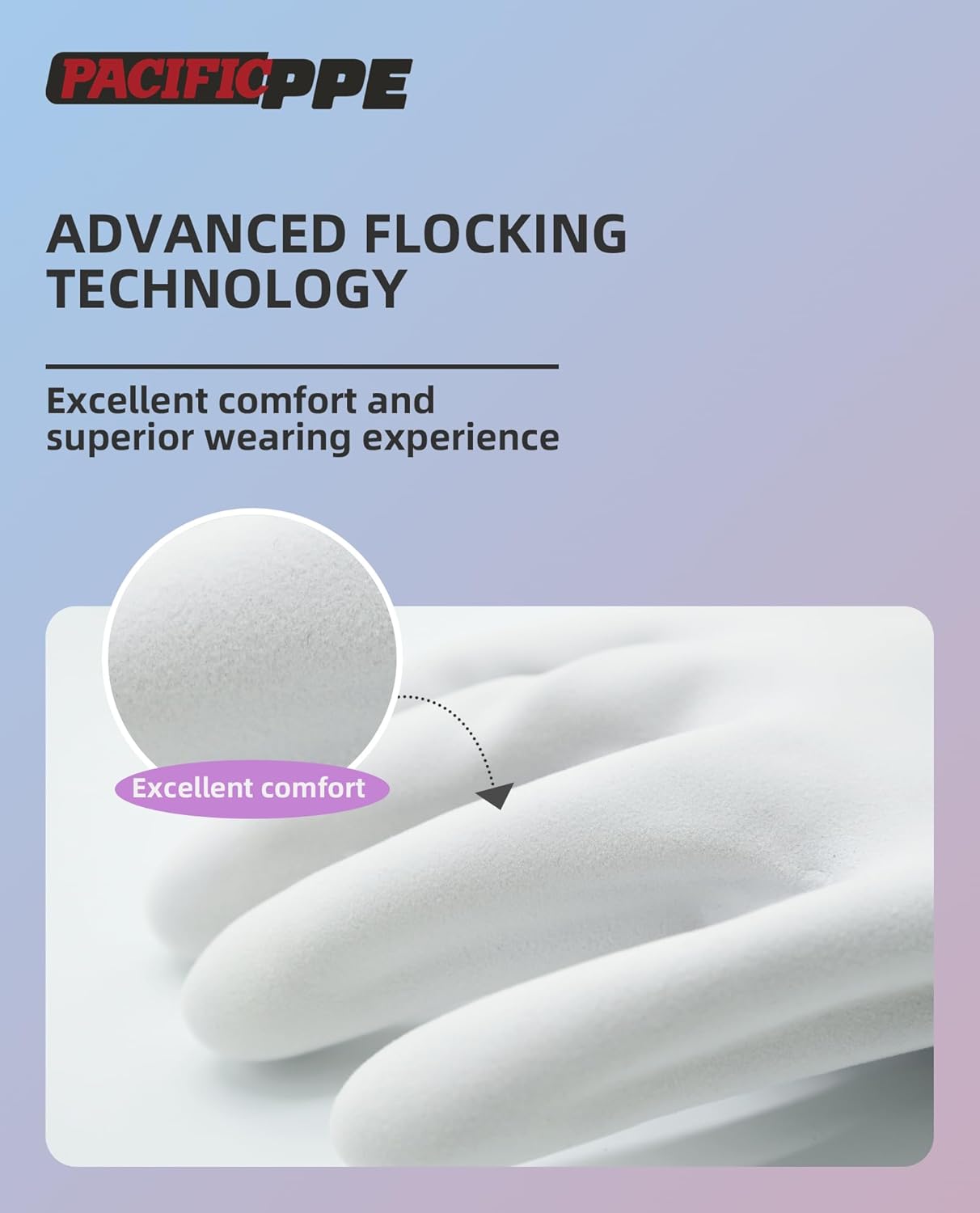 PACIFIC PPE 4 Pairs Reusable Dishwashing Cleaning Gloves with Latex Free, Cotton Lining, Kitchen Gloves, Blue, Medium