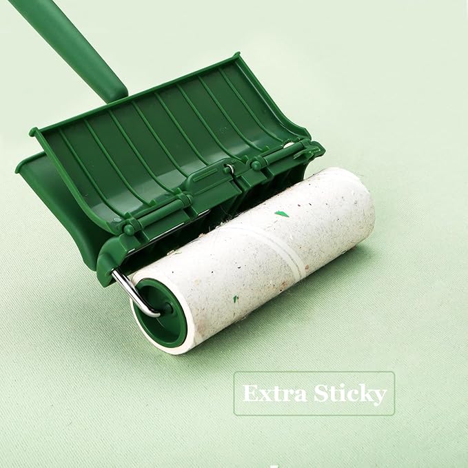 6.3 inch Lint Roller Refills Only, Extra Sticky Large Surface Lint Roller Replacement Refills 6.3 inch Long for Pet Hair Removal, Pack of 4 Refills, 90 Sheets per Refill, 360 Sheets Total