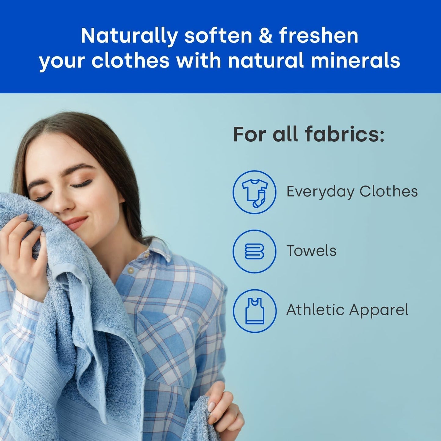 Dropps Laundry Fabric Softener Pods, Crisp Breeze (120 Count) - Fabric Softener Liquid Pods for Fluffy, Soft Fabrics - HE Compatible Mineral Based Ingredients Laundry Supplies