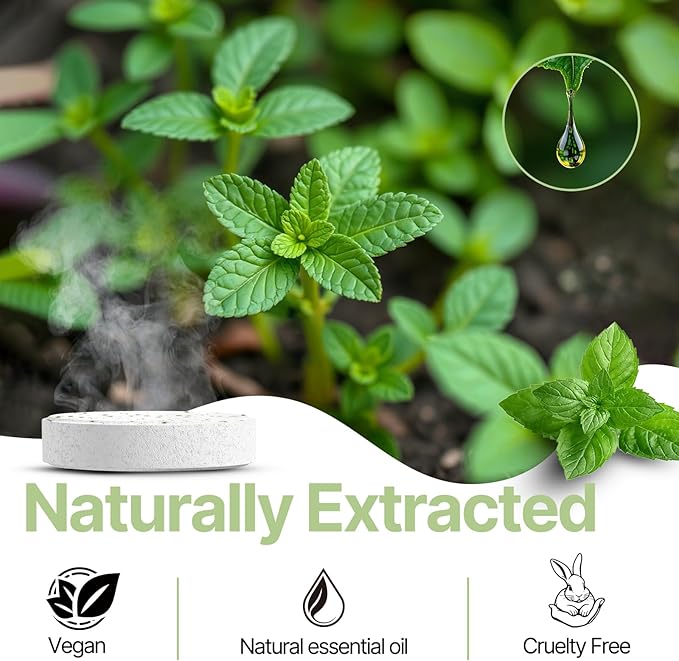 Shower Steamers Aromatherapy BLRIET 8 Pack Birthday Gifts for Women, Men, Teens, Mint Shower Bombs with Natural Essential Oil, Stress Relief and Relaxation, Gifts for Him Her, Spa Gifts