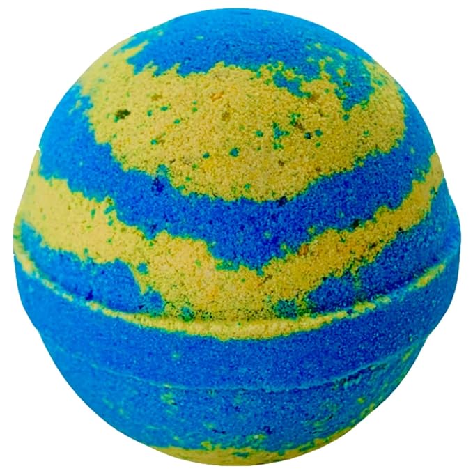 Squishy Bubble Bath Bomb for Kids with Surprise Toy Inside by Two Sisters Spa. Large 99% Natural Fizzy. Moisturizes Dry Sensitive Skin. Releases Color, Scent, and Fizz.