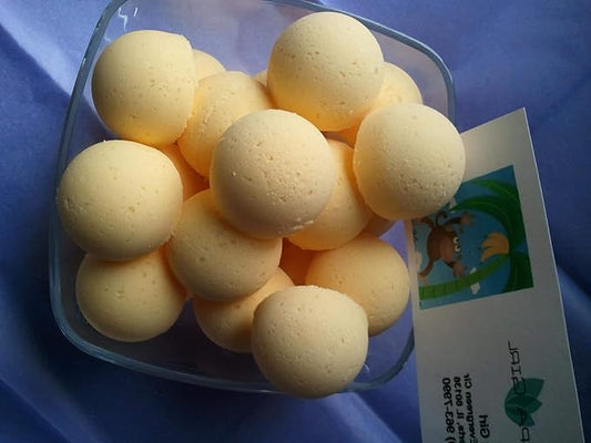 Spa Pure Monkey Bath Bombs: Monkey Farts Bath Bomb Fizzies (14) 1 oz Each with Shea Butter, Ultra Moisturizing...Great for Dry Skin (Monkey Farts)