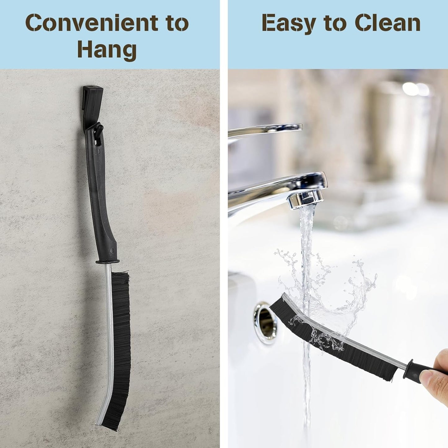 Crevice Cleaning Brush, 40 PCS Hard Bristled Crevice Cleaning Brush, Gap Cleaning Brush, Multifunctional Crevice Cleaning Brushes for Household Use, Dead Corners Brushes Window and Door Gap