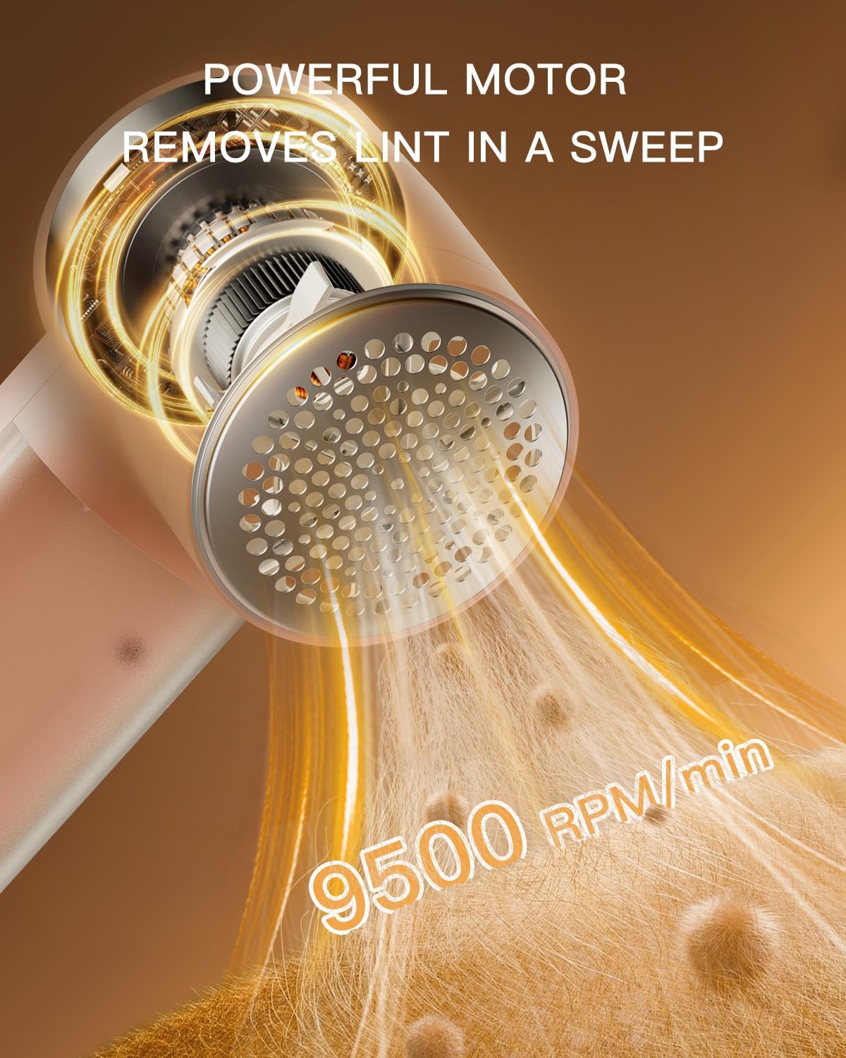 Electric Lint Remover and Fabric Shaver, Rechargeable Clothes Shaver for Sweater Furniture Couch, 3-Speed Pill Remover Defuzzer to Remove Fuzz Pilling from Blanket Jacket