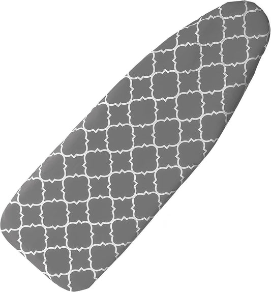 Ironing Board Cover with Two 5MM Thick Feltpads,12"x36"Heat Resistant Replacement Ironing Board Cover and Pad,Fits Standard Ironing Boards,Durability and Easy to Install