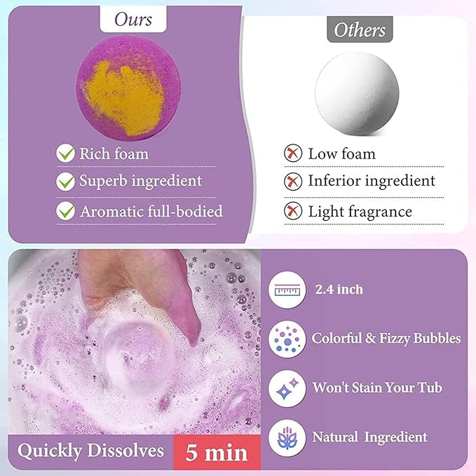 Bath Bombs for Kids with Surprise Inside for Girls Boys, 12 Pack Kids Bath Bombs with 12 Unique Sea Animal Toys, Kid Safe Handmade Bubble Bath Fizzies Bomb for Easter Eggs Birthday Christmas