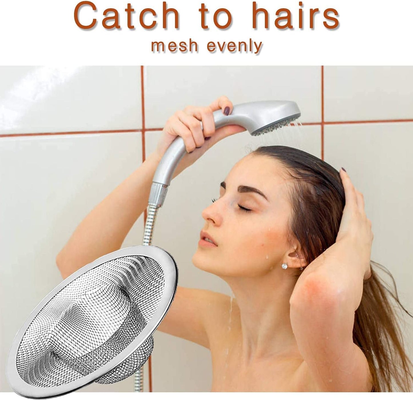 40pcs Heavy Duty Stainless Steel Slop Basket Filter Trap, 2.75" Top / 1" Mesh Metal Sink Strainer,Perfect for Kitchen Sink/Bathroom Bathtub Wash basin Floor drain balcony Drain Hole,Utility