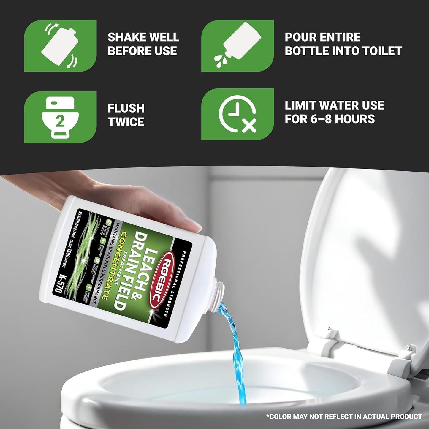 Roebic K-570-Q 32-Ounce Leach And Drain Field Opener Concentrate