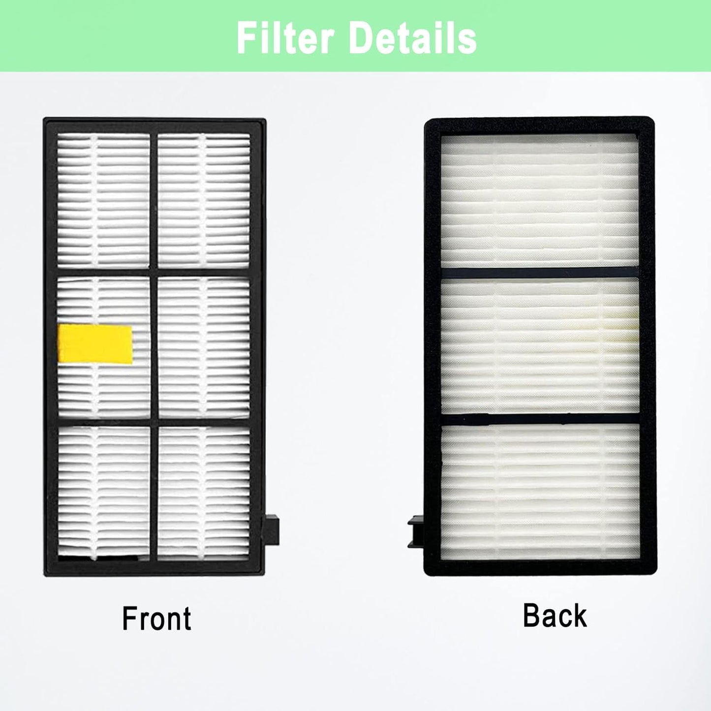 18 Pack Replacement Parts Compatible with iRobot Roomba 800 900 Series 805 850 860 861 864 866 870 871 880 890 891 960 980 981 985 961 Vacuum Accessories,2 Set Roller Brushes,8 Filters,8 Side Brushes