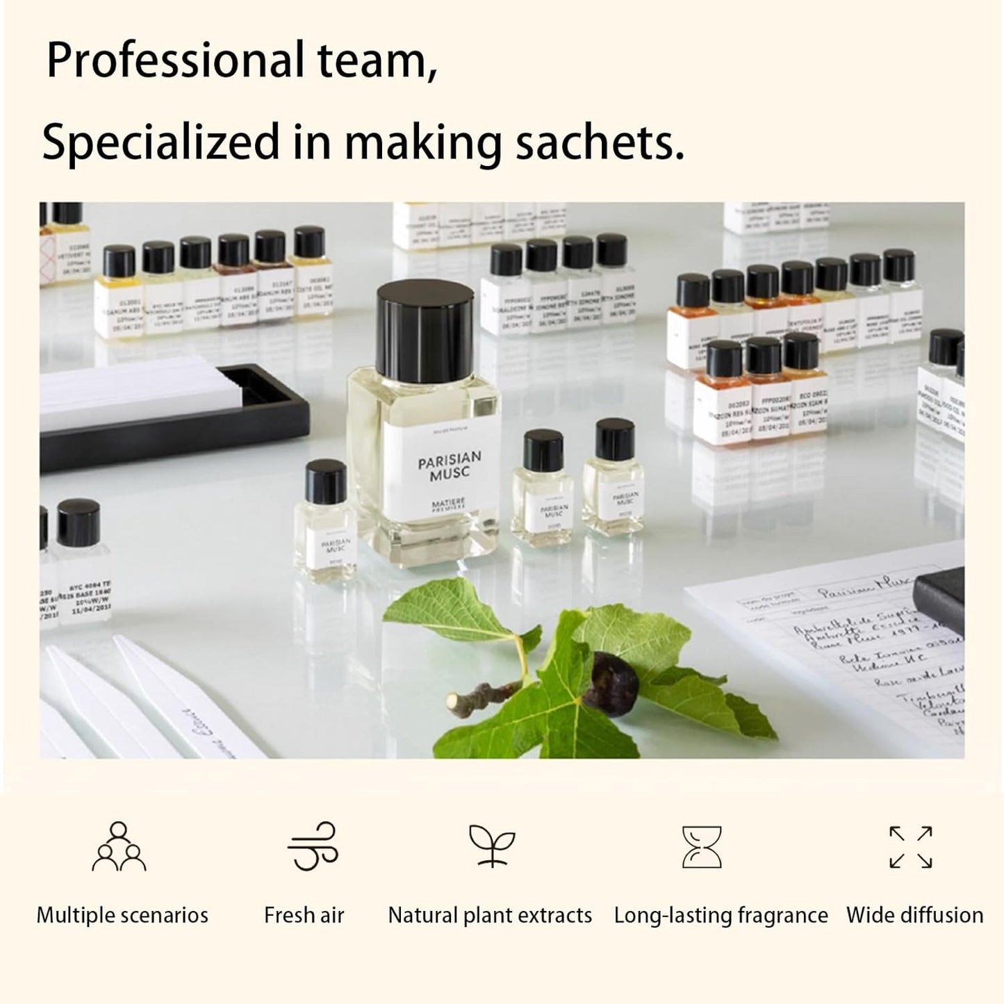 10pcs scented sachets, sachets for drawers and closets - rose closet deodorizer, closet smell freshener for clothes, Potpourri Bags Long Lasting Home Fragrance