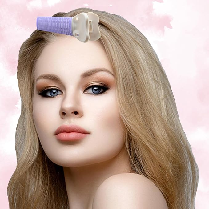 16 PCS Hair Volumizing Roller Clips for Women - Root Clips for Fluffy, Instant Volume (Pink, Purple)