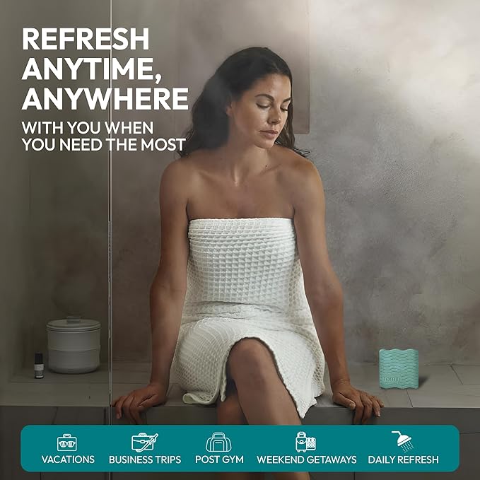 FOMIN Aromatherapy Shower Steamers - 12 Count - Variety Pack Bath Bombs with Essential Oils for Stress Relief & Relaxation - Self Care, Spa Gifts for Women and Men - Shower Aroma for Body Wellness