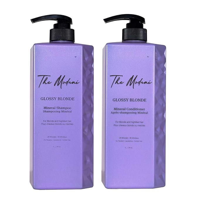 Glossy Blonde Shampoo & Conditioner (34oz/1 Liter)