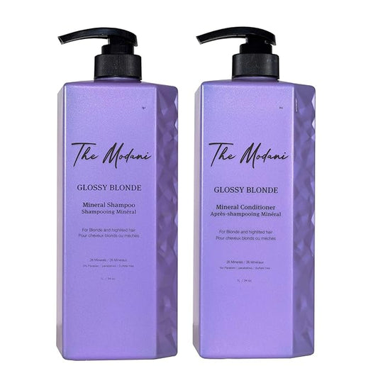 Glossy Blonde Shampoo & Conditioner (34oz/1 Liter)