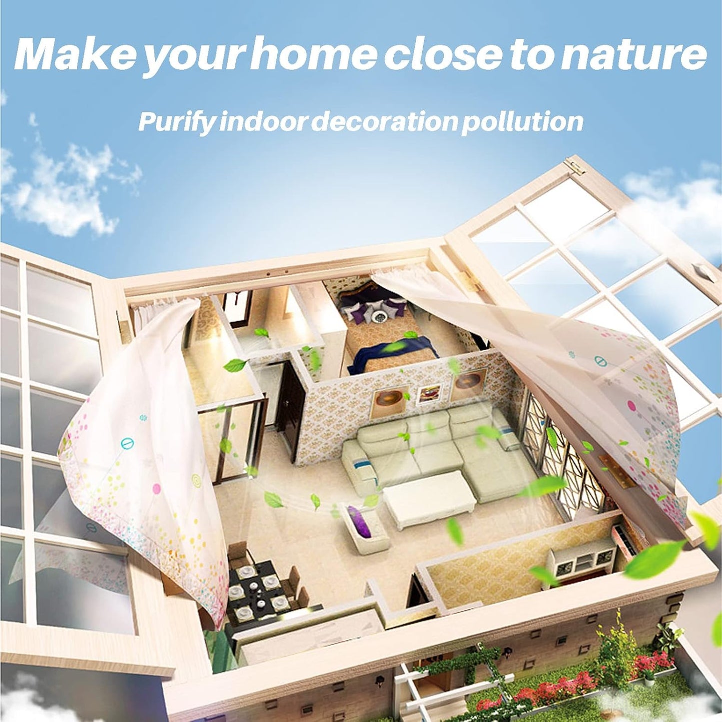 Charcoal Bags Odor Absorber (8x100g) Activated Bamboo Charcoal Air Purifying Bags Charcoal Odor Eliminating Bags for Home & Car Shoes, Closet, Pet -8 PACK