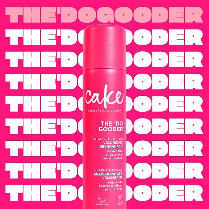 Cake Beauty Style Extending Dry Shampoo, The Do Gooder - Refresh Hair and Absorb Oil Between Washes - With Cornstarch - For All Hair Types - 120 g