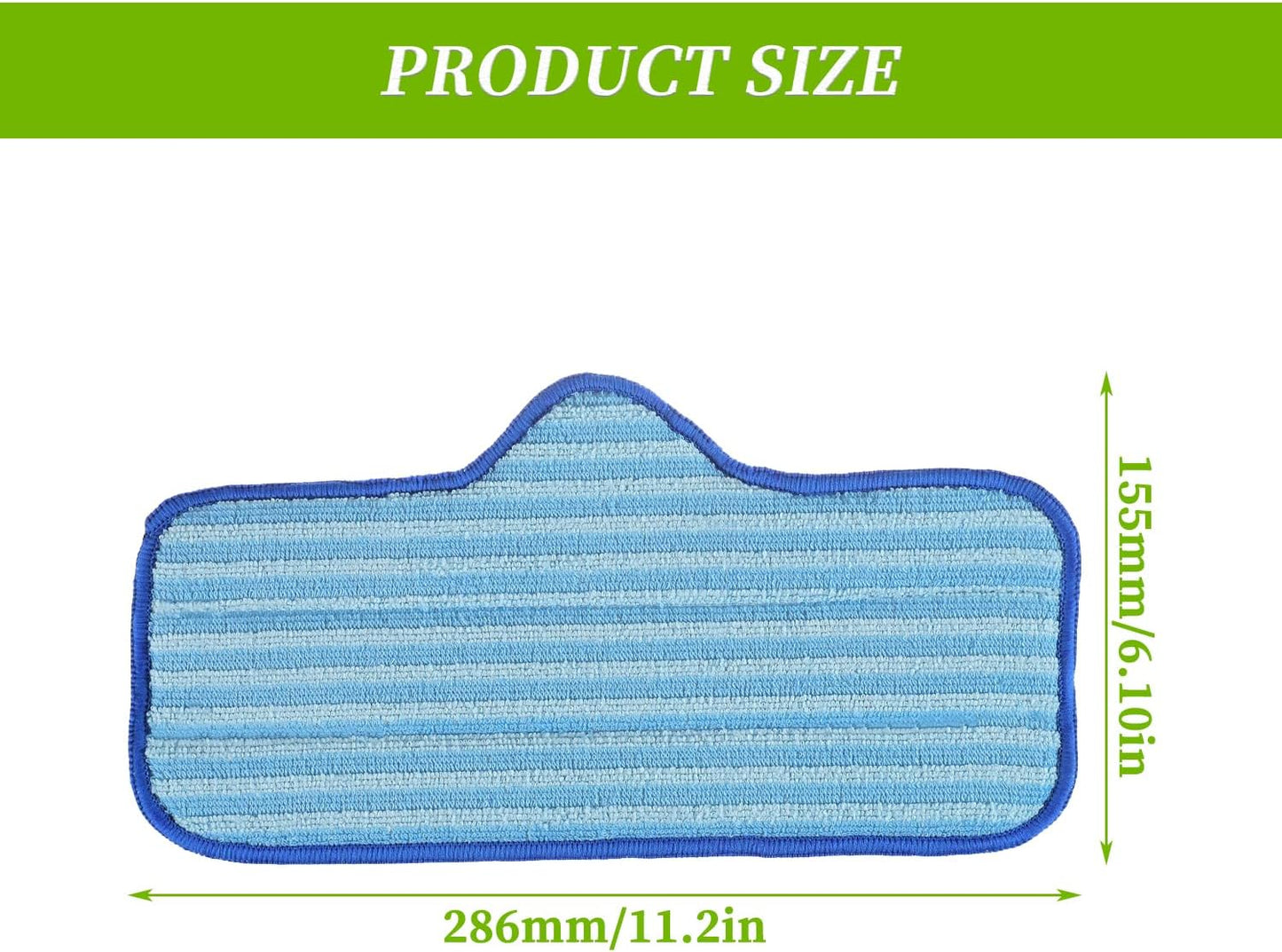 Reusable Microfiber Steam Mop Pad fit for Dupray Neat Steam Cleaner Steam Mop Cleaning Pads(Pack of 10pcs)
