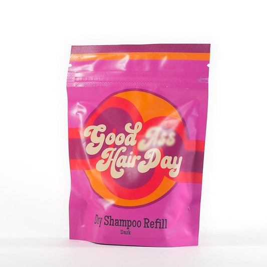 Good A- Hair Day Dry Shampoo Refill (Dark), All Natural, Talc-Free, Absorbs Oil