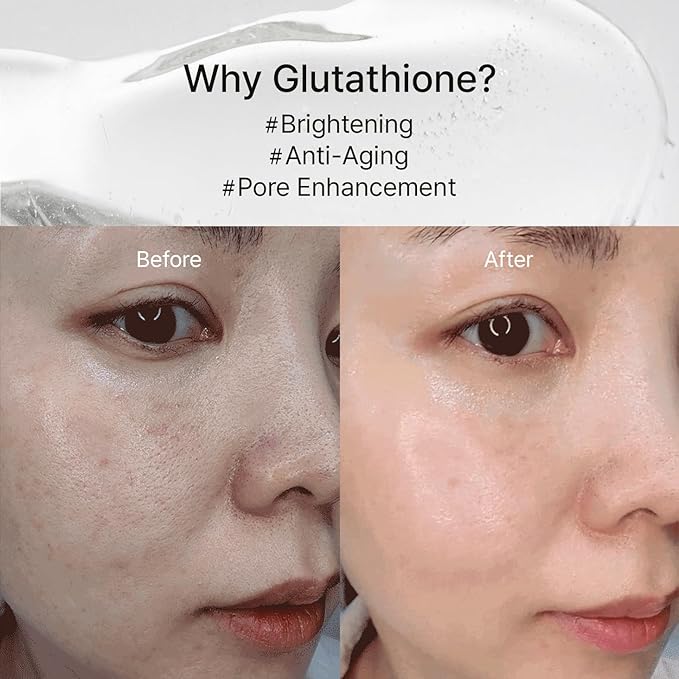 House of B Glow Glutathione 2-Step Face Film Set for Wrinkle Reduction & Skin Tone Enhancement, Shine Your Light with 12 Counts Korean Mask